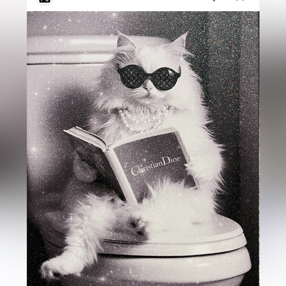 Cat Fashion Wall Art